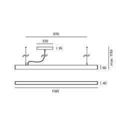 Kit colgante Ilo gris Forlight